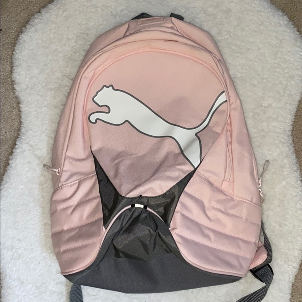 NWOT UO Rare Light Baby Pink Puma Backpack Adjustable